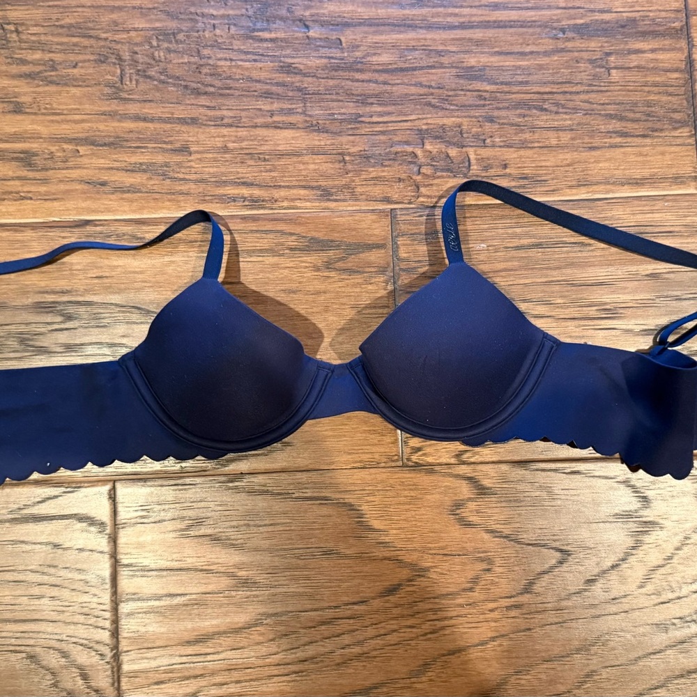 Aerie Smoothez Navy Blue Women's Demi Bra